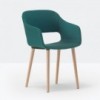 Sillón Babila 2756 de Pedrali. Sillones de diseño. Sillones para salón o comedor.