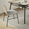 Silla Terra metal Tapizada Omelette ed. Silla comedor ideal para interiores.