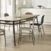 Silla Terra metal Tapizada Omelette ed. Silla comedor ideal para interiores.