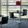 Silla Kuadra 1331/1328 de Pedrali. Sillas de diseño. Sillas de madera contrachapada.