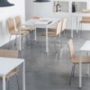 Silla Kuadra XL 2413 de Pedrali. Sillas de diseño. Sillas modernas contract.