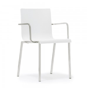 Sillón Kuadra XL 2402 de Pedrali. Sillas de diseño moderno. Sillas plásticas.