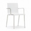 Sillón Kuadra XL 2402 de Pedrali. Sillas de diseño moderno. Sillas plásticas.