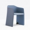 Sillón Laja 889F/889G de Pedrali. Sillones de diseño. Sillones con ruedas.