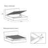 Cama Bend contenedor Novamobili