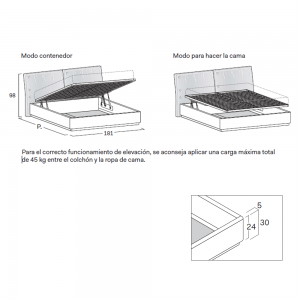 Cama Nido contenedor Novamobili