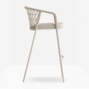 Taburete Panarea 3678 de Pedrali. Taburetes de diseño. Taburetes de exterior.