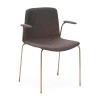 Sillón Tweet 895/2 de Pedrali. Sillas de diseño. Sillas tapizadas modernas.