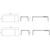 Mesa rectangular extensible Allsize Aluminio moderna de Fast. Mesas para exteriores.