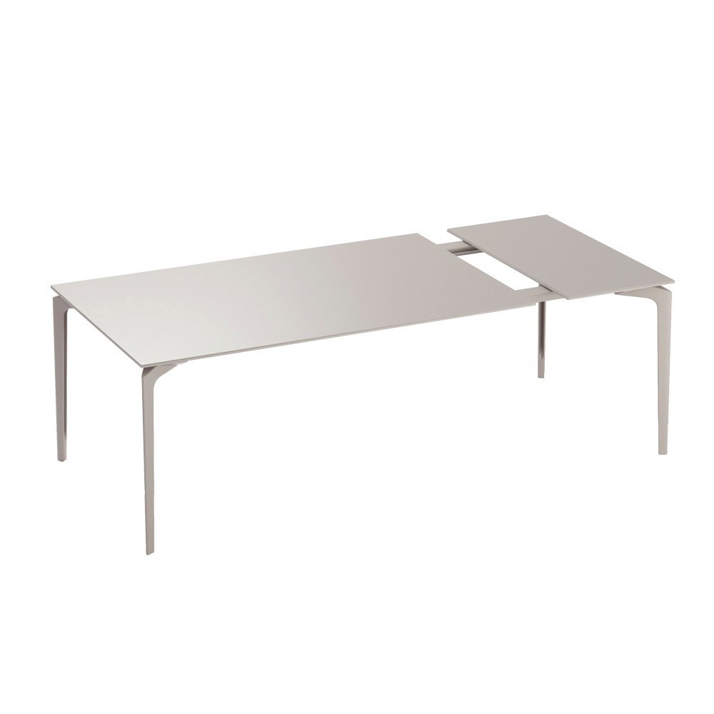 Mesa rectangular extensible Allsize Aluminio moderna de Fast. Mesas para exteriores.