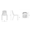 Silla Iroko Forest moderna para ambientes exteriores de Fast. Sillas para terrazas.