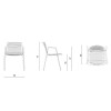 Sillón Zebra de Fast. Sillones apilables perfecto para exteriores diseñado por Fast.