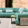 Sofá Solaris Rope de Fast de diseño moderno y elegante para exteriores de Fast. Sofás para terrazas.
