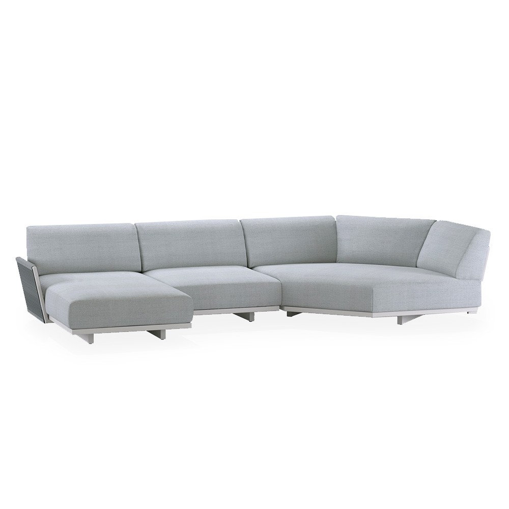 Sofá Solaris Rope de Fast de diseño moderno y elegante para exteriores de Fast. Sofás para terrazas.