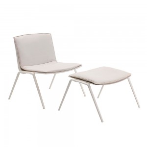 Cojín de reposapiés Zebra de Fast perfecto para el uso en ambientes exteriores de Fast.