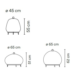Lámpara suelo Knit Vibia