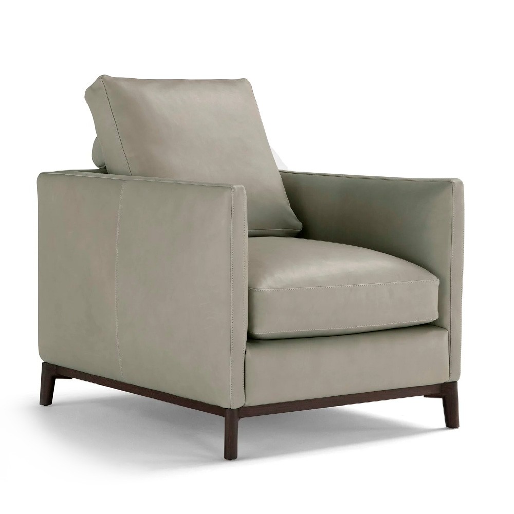 Sillón  Dorsey de Amura. Butacas tapizadas con diseño elegante. Muebles modernos italianos.