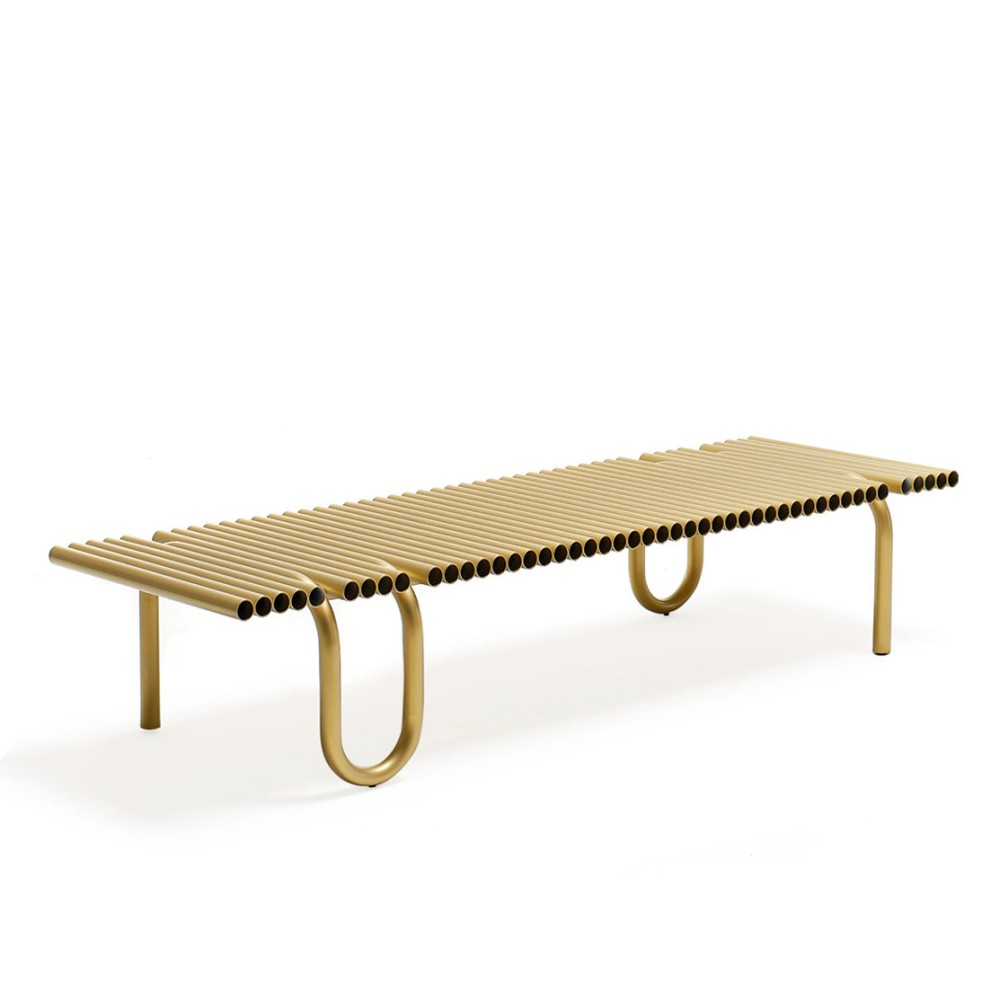 Mesa centro Pipelines para salón de Mogg. Mesas de diseño original y auténtico.