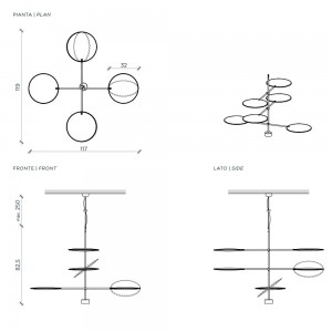 Lámpara de suspensión Diva Mogg