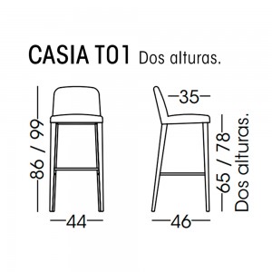 Taburete Casia T01 Doos