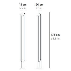 Lámpara pie Stockholm Quickship Punt