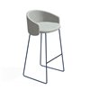 Taburete Blur metal respaldo Doos