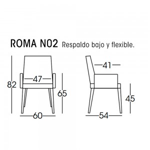 Sillón Roma madera Doos