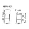 Taburete Retro Doos