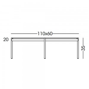 Mesa auxiliar Yoko Doos
