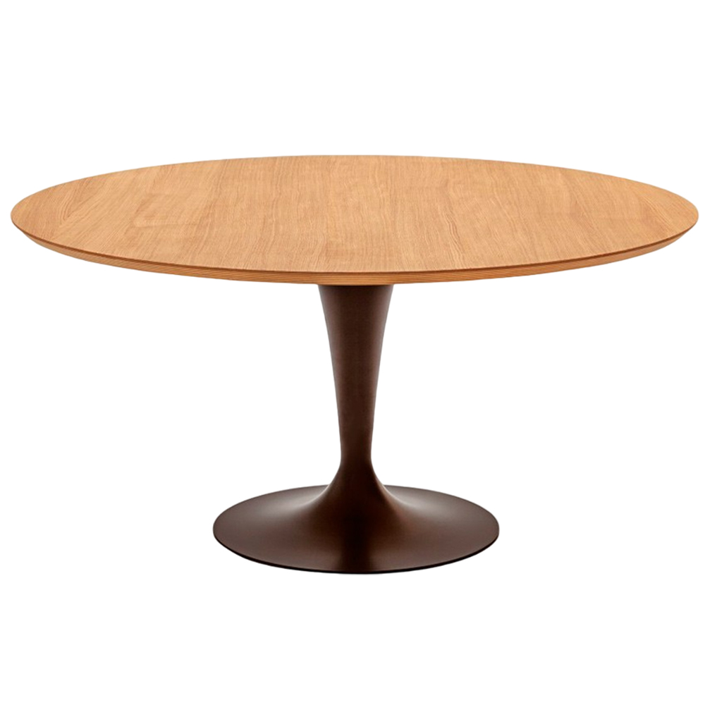 Mesa Flûte redonda madera Sovet Italia