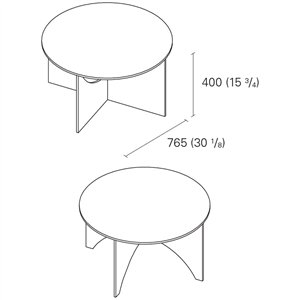 Mesa de café Charlotte e15
