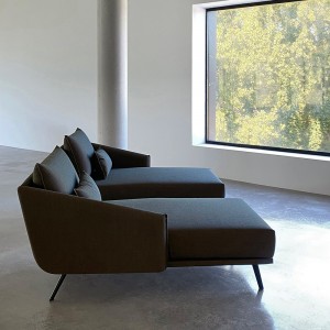 Chaiselongue con brazo Costura Stua