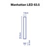 Aplique pared Manhattan Marset