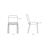 Amstelle silla de metal Swedese. Comodidad y estilo para tu hogar en todos sus ambientes