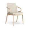 Amstelle sillón de madera Swedese. Elegante y moderno. Gran variedad de combinaciones disponibles