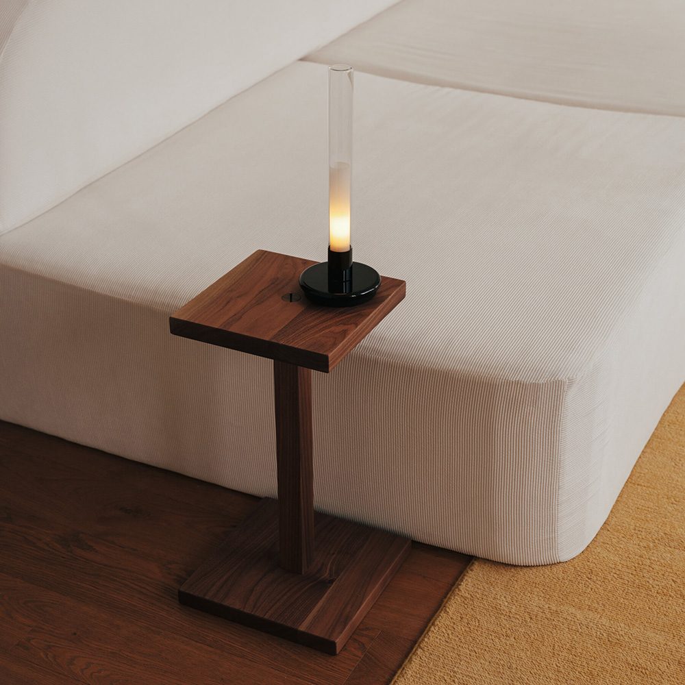 Figura Decorativa De Madera Círculo Irregular En Peana, Estilo Boho Blanco Y Marrón, 30 Cm, Para Salón O Estancia