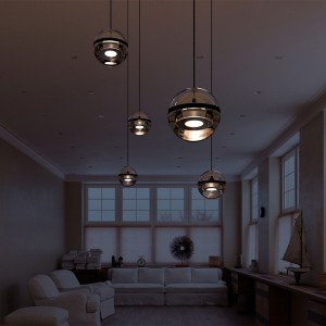 Lámpara suspensión Limbus Chandelier de Lumina. Lámparas modernas de diseño.