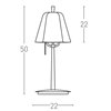 Lámpara sobremesa FLO' TABLE Lumen Center