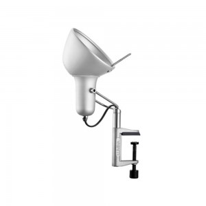 Lámpara de sobremesa con agarre fijo con mordaza Naomi de Yacoov Kaufman para Lumina.