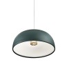 Lámpara de suspensión con pantalla de aluminio para interior TIA de Lumina.