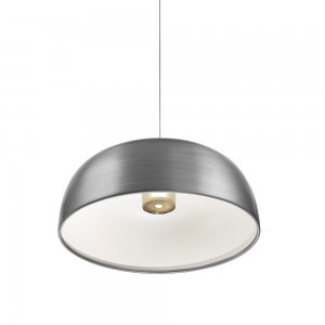 Lámpara de suspensión con pantalla de aluminio para interior TIA de Lumina.