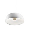 Lámpara de suspensión con pantalla de aluminio para interior TIA de Lumina.