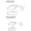 Lumen Center o techo Foliage – Aplique pared — imagen 7