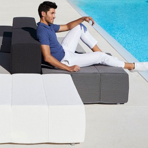 Módulo Chaiselongue Tablet de Ramón Esteve | Sofá exterior Tablet