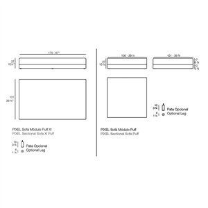 Módulo Puff Pixel Vondom