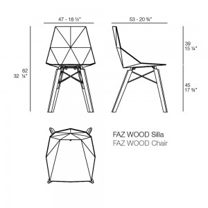 Silla Faz Wood. Vondom