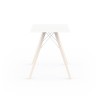 Mesa cuadrada Faz Wood dining table. Vondom