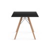 Mesa cuadrada Faz Wood dining table. Vondom