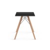 Mesa cuadrada Faz Wood dining table. Vondom