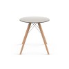 Mesa redonda Faz Wood dining table. Vondom